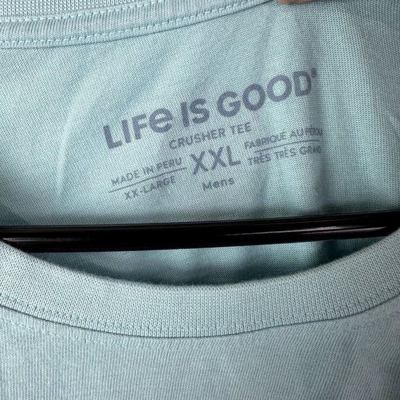 Life Is Good Crusher Tee Blue‎ Keeping it Rural Men's Size XXL Long sleeve - Picture 3 of 6